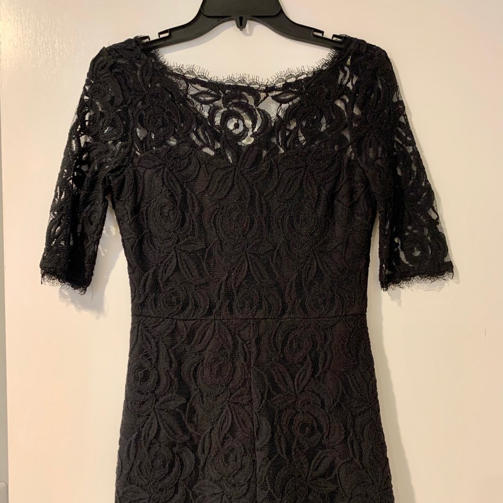 Black lace romper